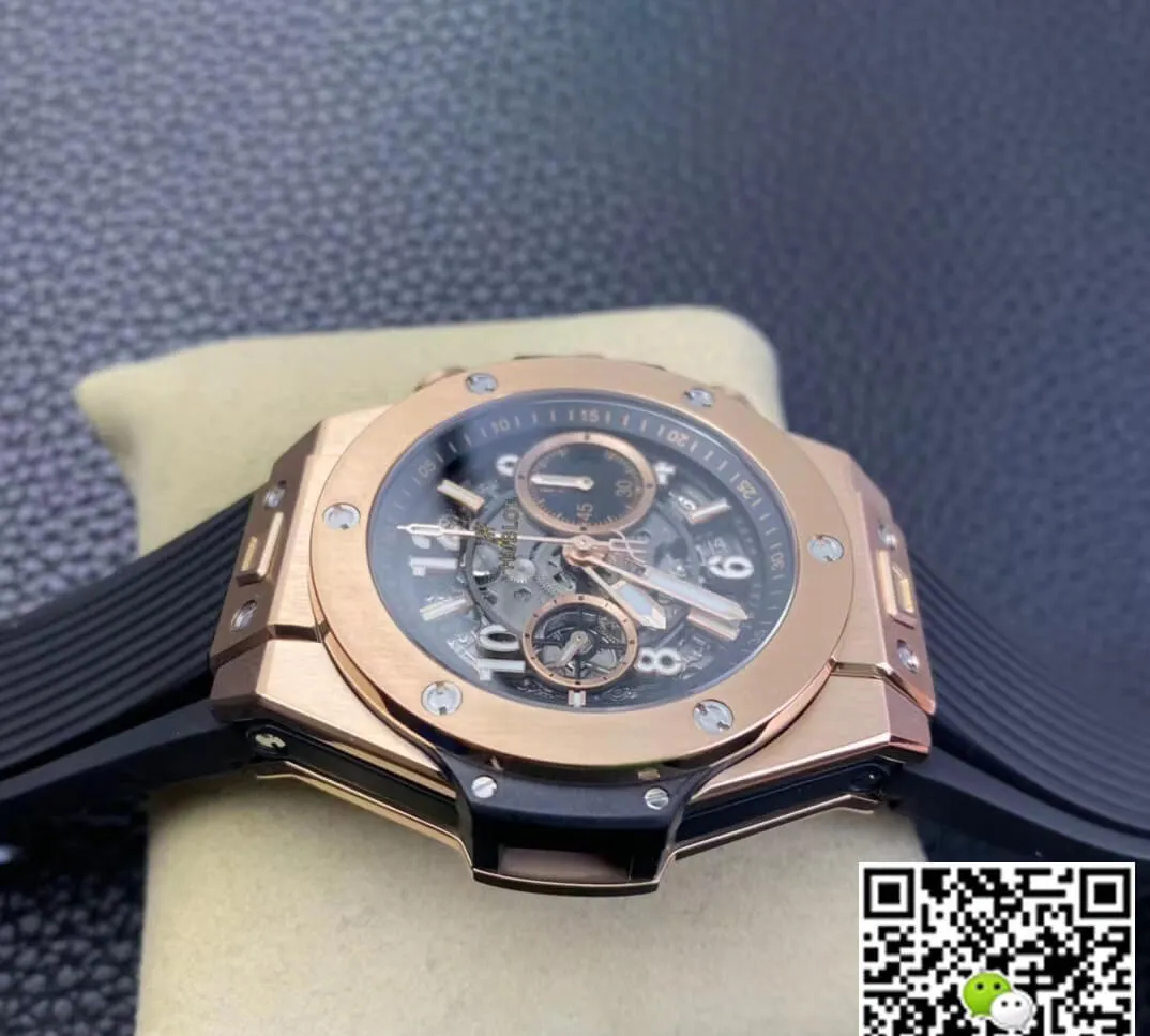 Hublot Big Bang 421.OX.1180.RX ZF Factory 1:1 Best Edition Replica Watch Rubber Strap